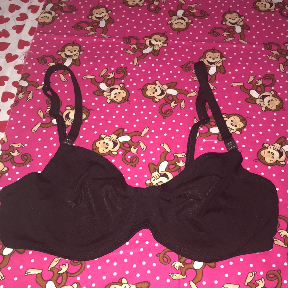 Black Calvin Klein underwire bra